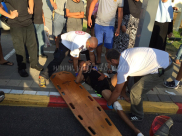  بالصور: إصابة متوسطة لشاب بحادث دهس "ضرب وهرب" بمدينة يافا 